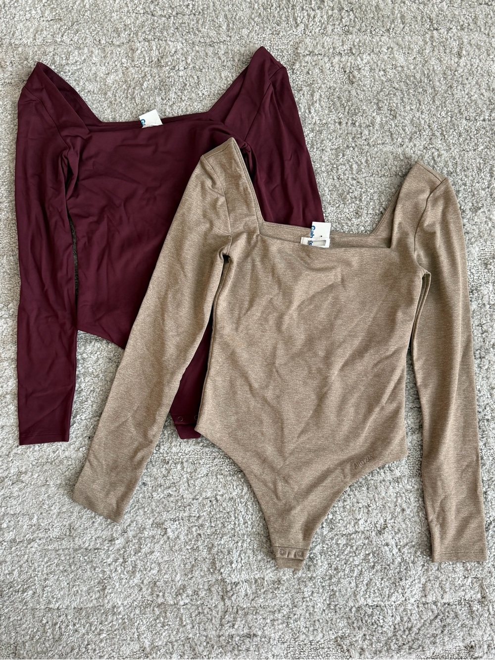 NWT Aritzia Size Small Contour Headway Squareneck Bodysuit Bundle